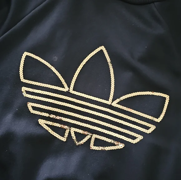 Vintage Adidas Black and Gold Track Jacket - Picture 4 of 5